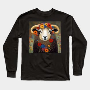 Cute Sheep Design For Sheep Lovers Long Sleeve T-Shirt